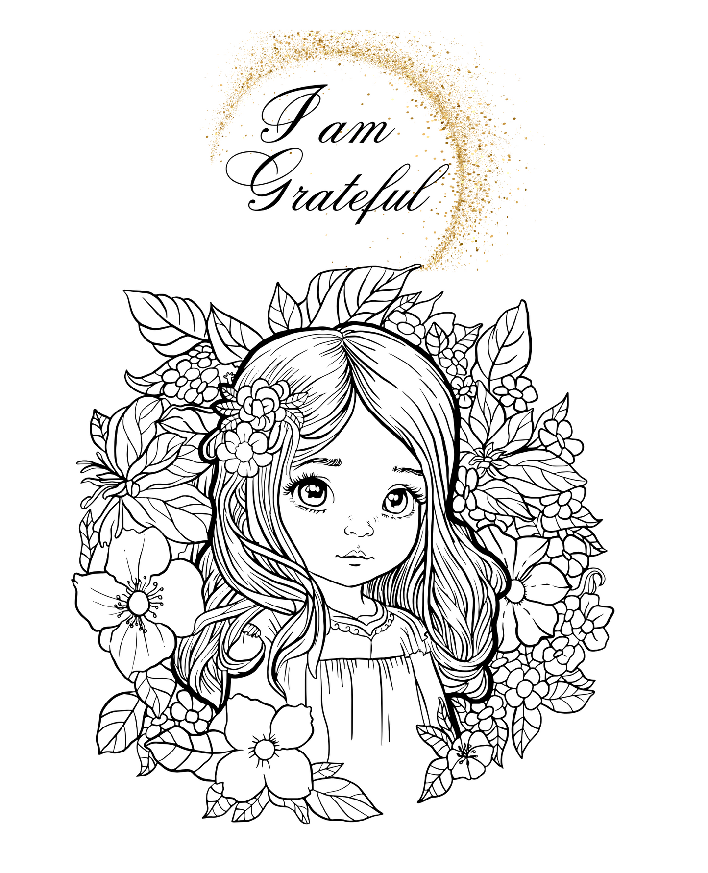 Adult & Teens Positive Affirmations Coloring book for Women to Relief Stress and Anxiety